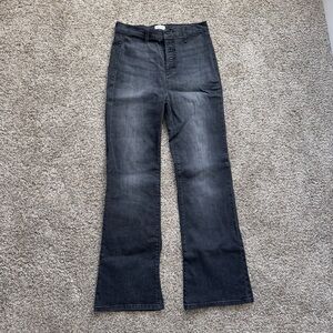 Sneak Peek Dark Gray Flare Jeans